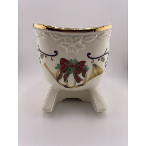 Mikasa Fine China Holly Sleigh Centerpiece NWT No Box Christmas - Picture 5 of 6